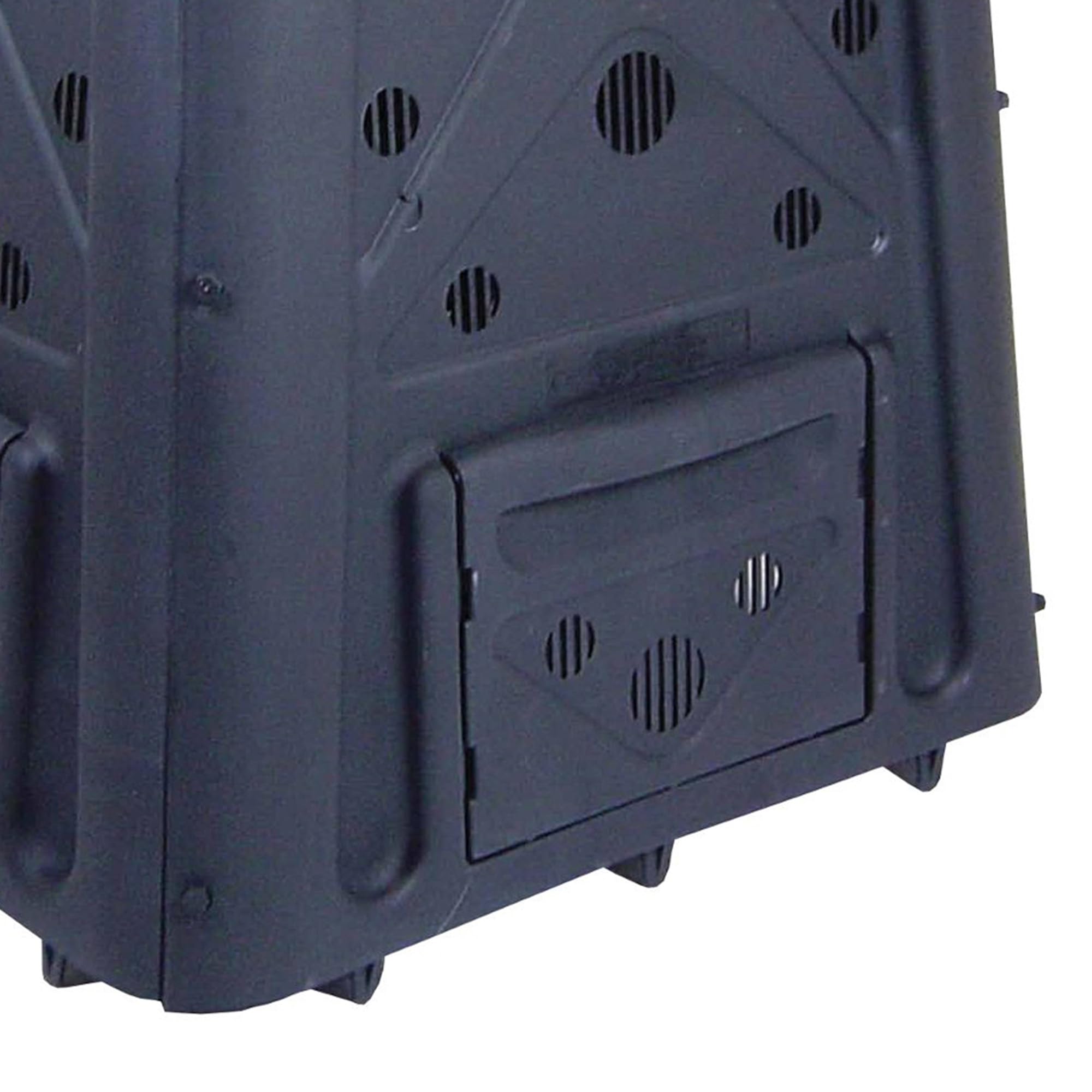 Redmon Outdoor Compost Bin with Lift Off Lid, 4-Door Access & Vent